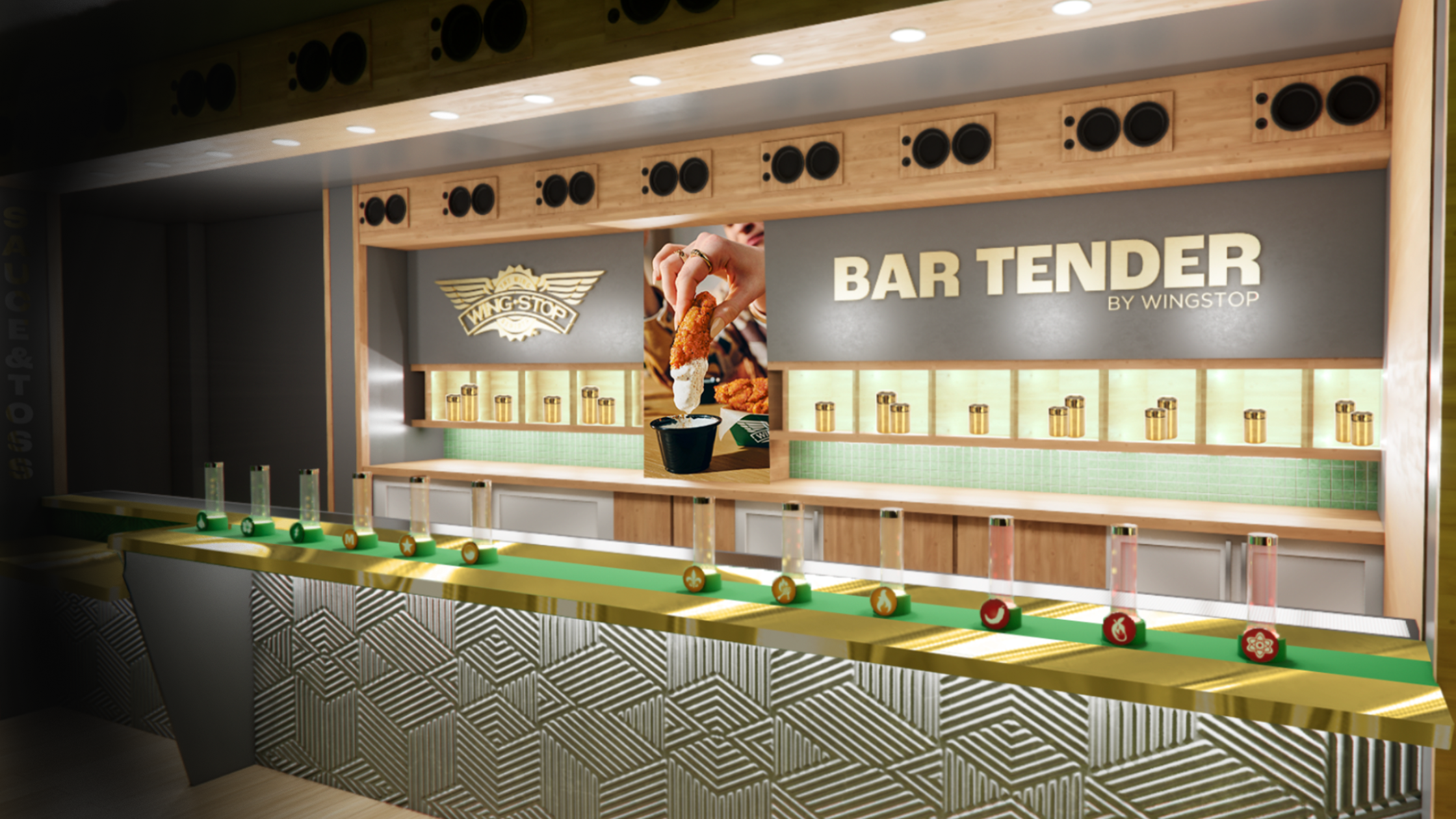 Inside Bar Tender by Wingstop